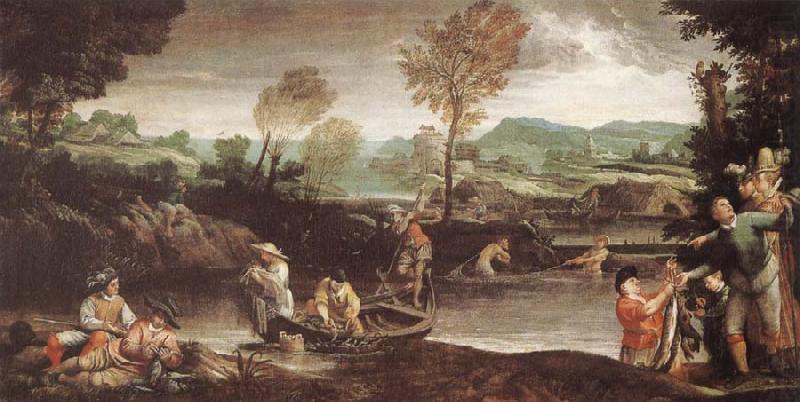 Annibale Carracci The Fishing china oil painting image